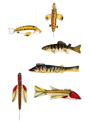 Antique Fish Decoy Series #2 watercolor